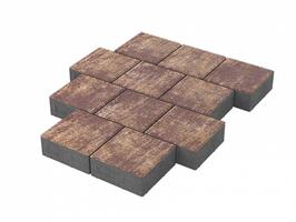  Тротуарная плитка Stellard Квадрат 200x200x80 мм Гавана: внешний вид